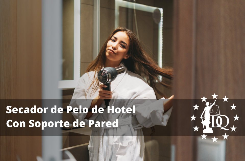 Secador de Pelo de Hotel Con Soporte de Pared