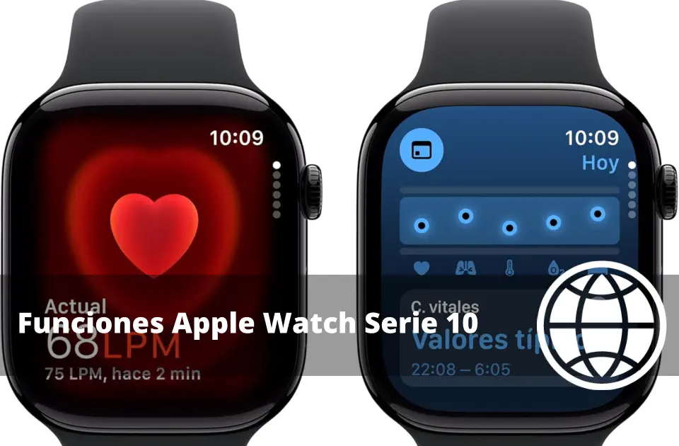 Funciones del Reloj Inteligente Apple Watch Serie 10