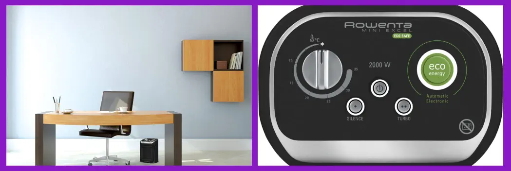 Calefactor Cerámico para Escritorio Rowenta