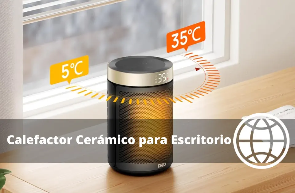 Calefactor Cerámico para Escritorio