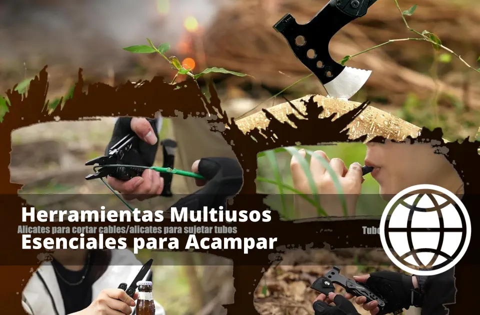 Herramientas Multiusos Esenciales para Acampar o hacer Trekking