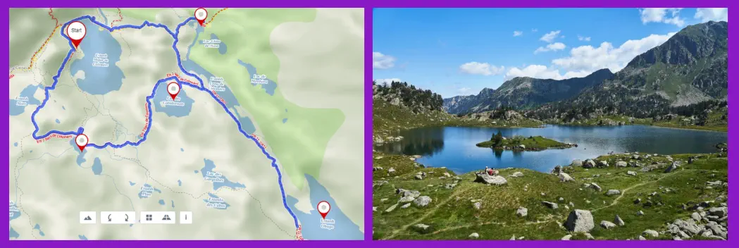 Ruta Circular de los 7 lagos de Colomèrs Lleida