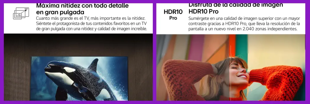 Mejores Televisores 55 Pulgadas